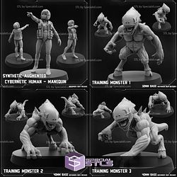 November 2024 Cyberpunk PapSikels Miniatures