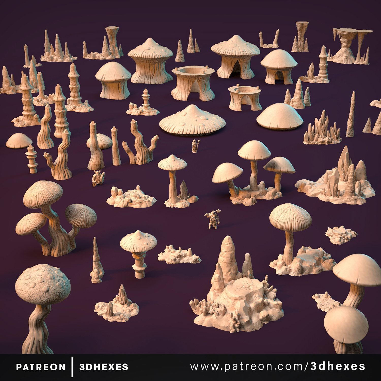 July 2021 3DHexes Miniature