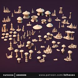 July 2021 3DHexes Miniature