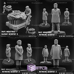 November 2024 Sci-Fi PapSikels Miniatures