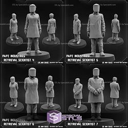 November 2024 Sci-Fi PapSikels Miniatures