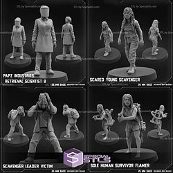 November 2024 Sci-Fi PapSikels Miniatures