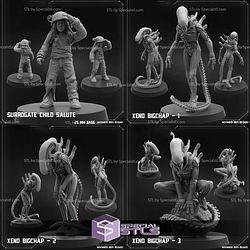 November 2024 Sci-Fi PapSikels Miniatures