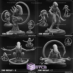 November 2024 Sci-Fi PapSikels Miniatures