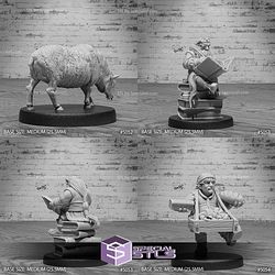 November 2024 Set 115 - Halfling Meadows Epic Miniatures