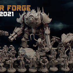 July 2021 Cyber Forge Miniatures