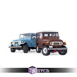 1981 Toyota FJ40 Land Cruiser Hard Top Sculptures 3D Printing