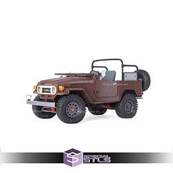 1981 Toyota FJ40 Land Cruiser Notop Sculptures 3D Printing