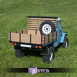 1981 Toyota FJ40 Land Cruiser Pick up Sculptures 3D Printing