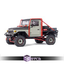 1981 Toyota FJ40 Land Cruiser Winch Truck Sculptures 3D Printing