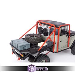 1981 Toyota FJ40 Land Cruiser Winch Truck Sculptures 3D Printing