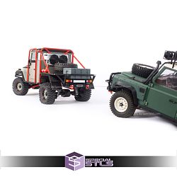 1981 Toyota FJ40 Land Cruiser Winch Truck Sculptures 3D Printing