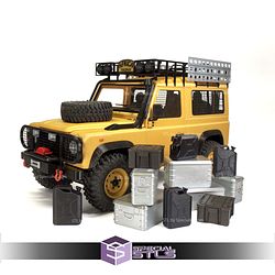 Africa Trophy Accessory for Land Rover Defender Sculptures 3D Printing