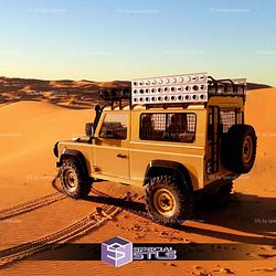 Africa Trophy Accessory for Land Rover Defender Sculptures 3D Printing