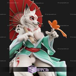 Amaterasu Furry Sculptures 3D Printing