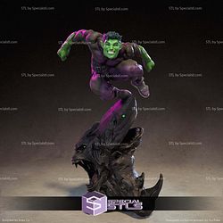 Beast Boy Action Pose Sculptures 3D Printing