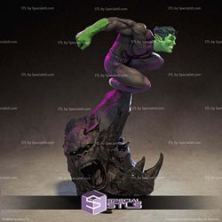 Beast Boy Action Pose Sculptures 3D Printing