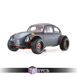 Beetle Buggy Sculptures 3D Printing