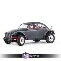 Beetle Buggy Sculptures 3D Printing