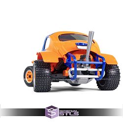 Beetle Buggy Sculptures 3D Printing