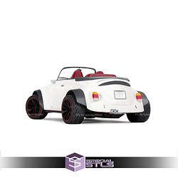 Beetle Road Racer Buggster Sculptures 3D Printing