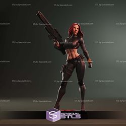 Black Widow Natasha Romanoff Sculptures 3D Printing