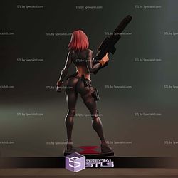 Black Widow Natasha Romanoff Sculptures 3D Printing