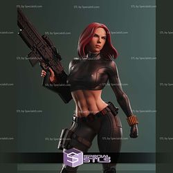 Black Widow Natasha Romanoff Sculptures 3D Printing