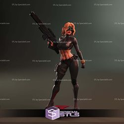 Black Widow Natasha Romanoff Sculptures 3D Printing