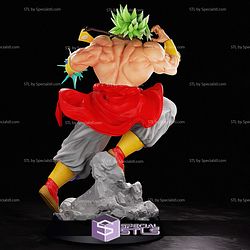 Broly Angry Attack Sculptures 3D Printing