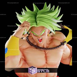 Broly Angry Attack Sculptures 3D Printing