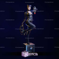 Catwoman and Necklace Sculptures 3D Printing