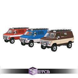 Chevrolet G20 Van Sculptures 3D Printing