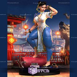 Chun Li Street Fighter 6 Normal Sculptures 3D Printing