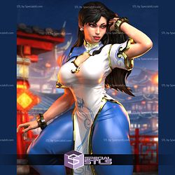 Chun Li Street Fighter 6 Normal Sculptures 3D Printing