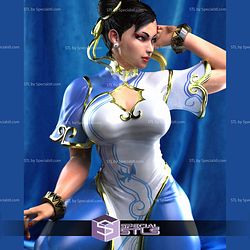 Chun Li Street Fighter 6 Normal Sculptures 3D Printing