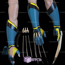 Cosplay STL Files Wolverine 2024 Gauntlet with Claw