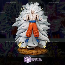 Goku Infinity Sculptures 3D Printing