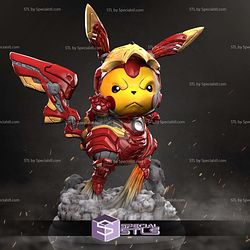 Ironman Pikachu Sculptures 3D Printing