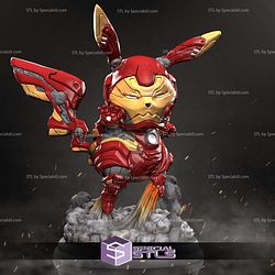 Ironman Pikachu Sculptures 3D Printing