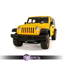 Jeep Wrangler 5 Door Sculptures 3D Printing