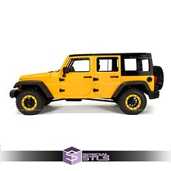 Jeep Wrangler 5 Door Sculptures 3D Printing