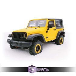 Jeep Wrangler Hardtop Sculptures 3D Printing