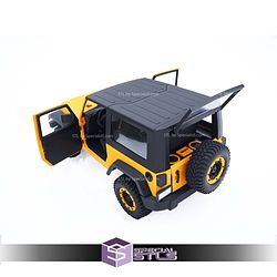 Jeep Wrangler Hardtop Sculptures 3D Printing