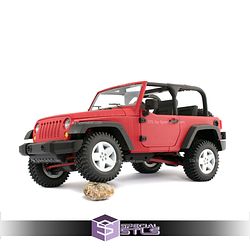 Jeep Wrangler Notop Sculptures 3D Printing