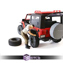 Jeep Wrangler Notop Sculptures 3D Printing