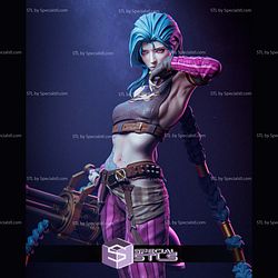 Jinx Scale 1-6 Sculptures 3D Printing