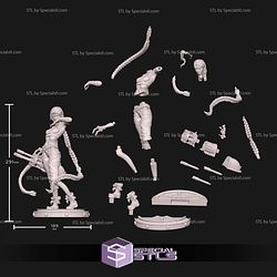 Jinx Scale 1-6 Sculptures 3D Printing