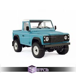 Land Rover Defender Pickup Sculptures 3D Printing