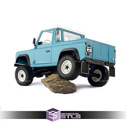 Land Rover Defender Pickup Sculptures 3D Printing